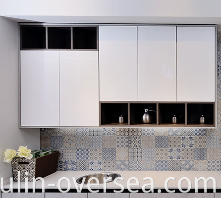 simple design invisible handle kitchen cabinet for apartment